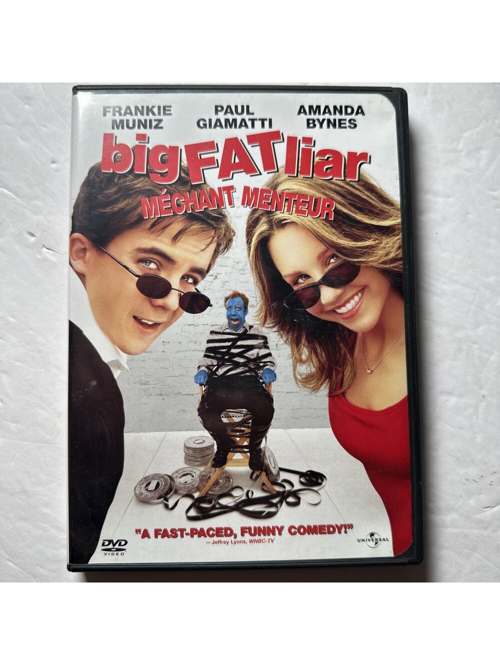 DVD Big Fat Liar Frankie Muniz Paul Giamatti Amanda Bynes With Booklet